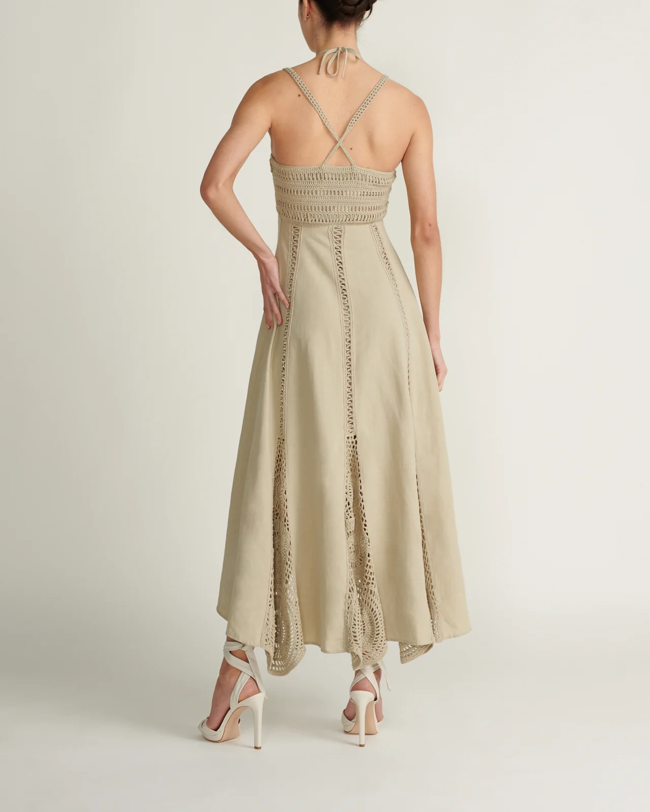 Vestido Midi Rosemary Knox Crochet - Image 8