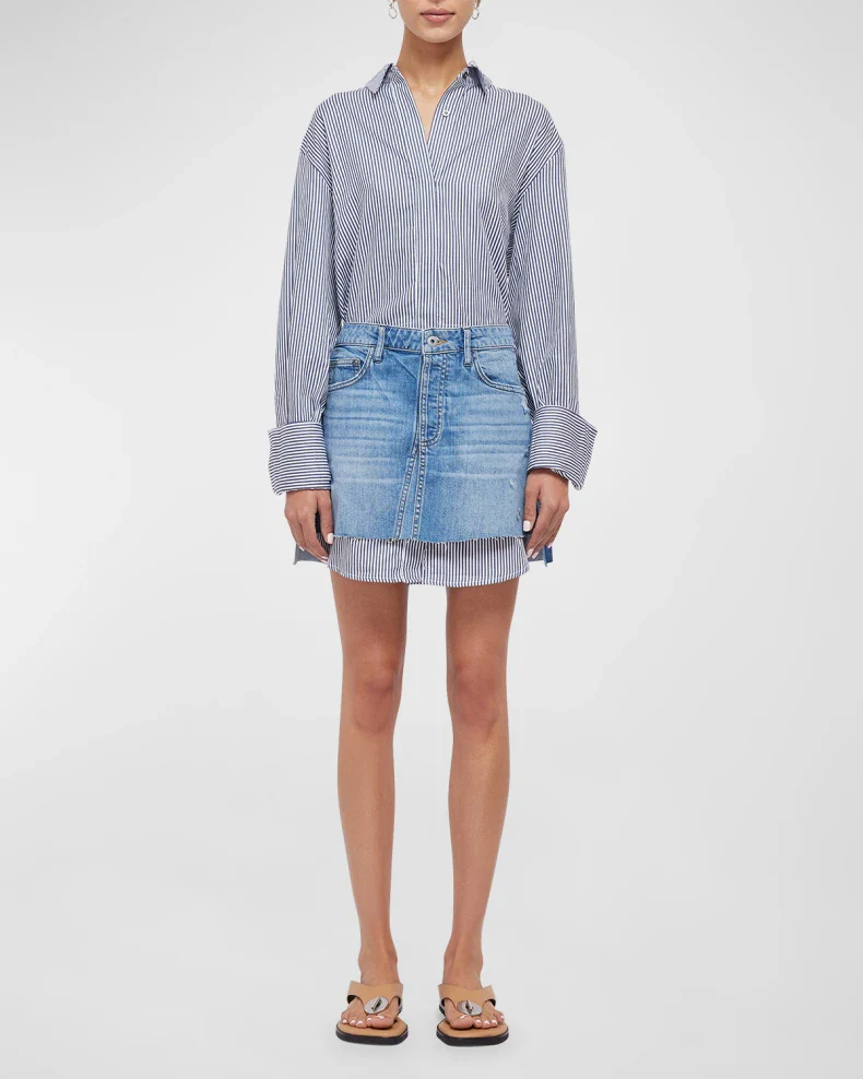 Mini Vestido Eastyn Denim