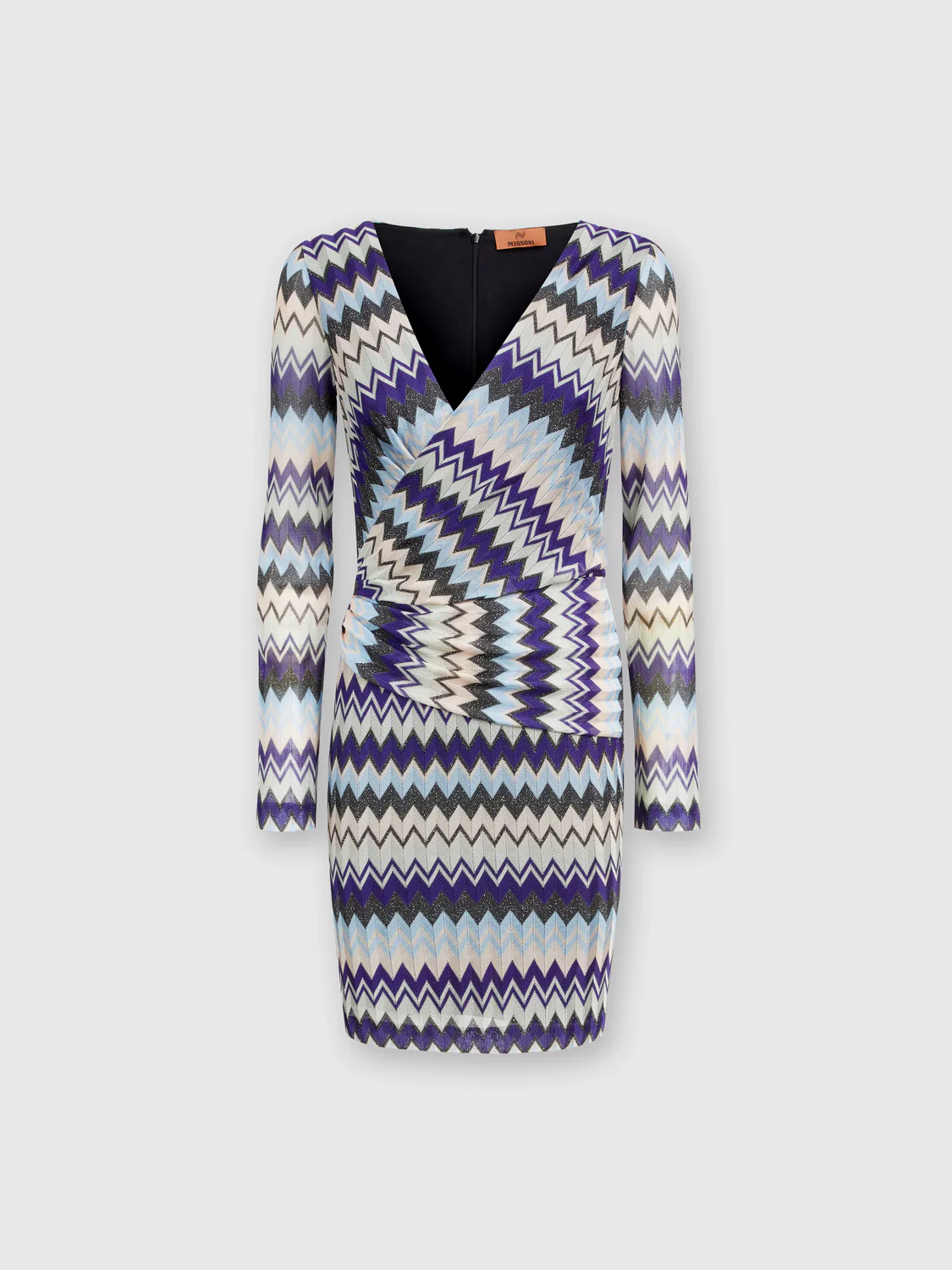 Mini Vestido Purple Pink Blue Dark Base