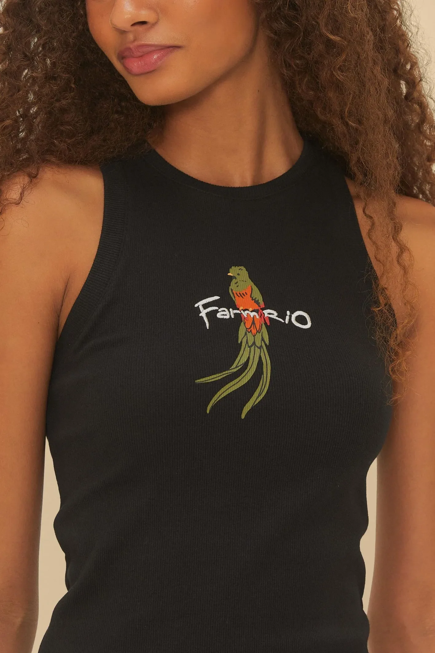 Vestido Rib Farm Rio Passaros - Image 3