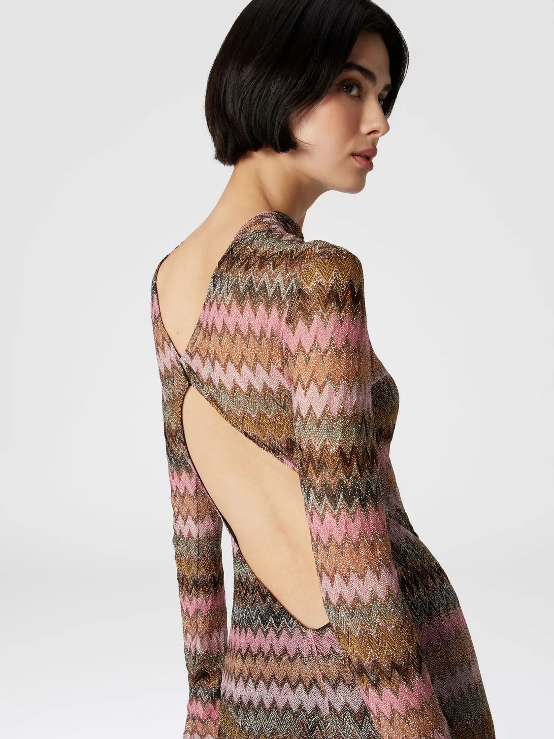 Maxi Vestido Spacedyed With Brown Base - Image 3