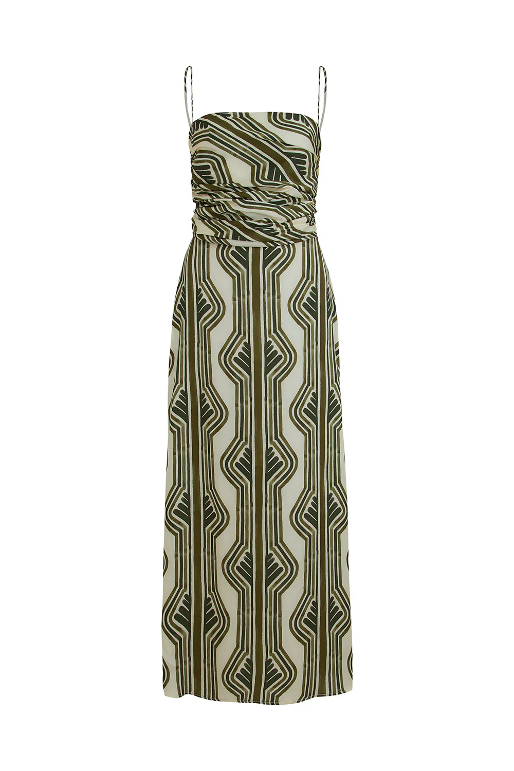Vestido Zafira Verde Oliva
