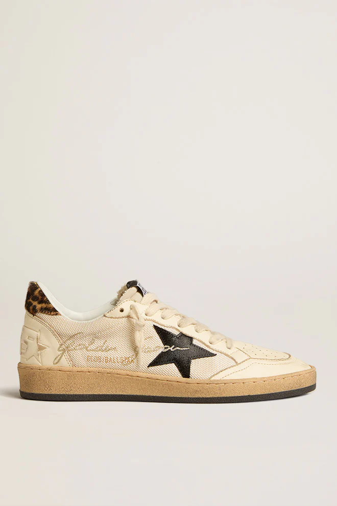 Tenis Golden Goose Ballstar Net Upper Mujer