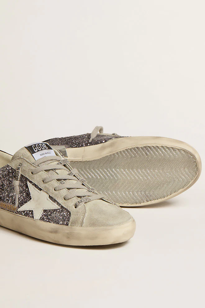 Tenis Golden Goose Super Star Glitter Mujer - Image 3