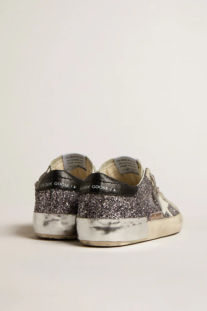 Tenis Golden Goose Super Star Glitter Mujer - Image 4
